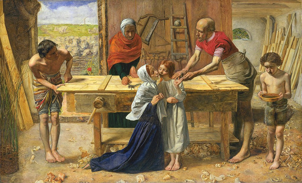 Święta Rodzina w domu - John Everett Millais