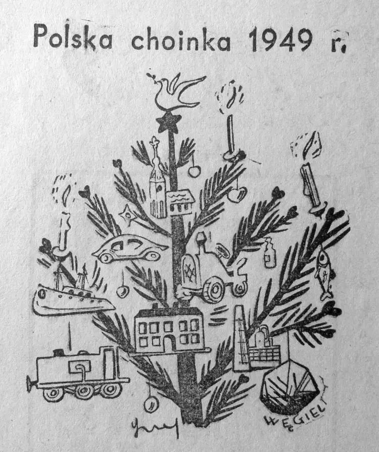 Polska choinka 1949